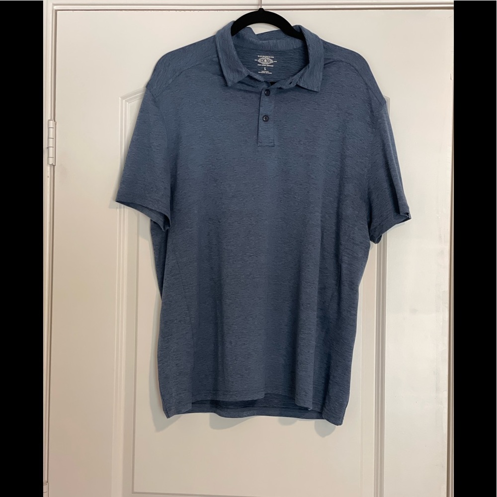 GH Bass & Co Polo Shirt in blue size large